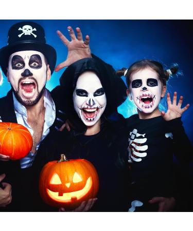 BOBISUKA Black & White Face Paint Bride Makeup Kit | Halloween Makeup with Brush & Accessories for Costume & Skeleton SFX  - Buy Online on GoSupps.com