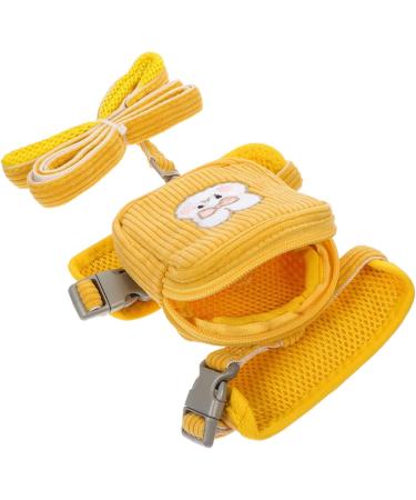 Balacoo 3pcs Pet Backpack Doggie Backpack Pet Saddle Bag Puppy Backpack Harness Chain Ring Hedging - Buy Online on GoSupps.com