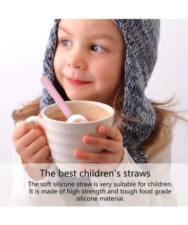 Sunseeke Reusable Silicone Straws Set - 12 Standard Drinking Straws, 4 Carry Pouch, 2 Cleaning Brushes - Odorless, Food Grade Platinum Silicone - 8 1/2 Long - Buy Online on GoSupps.com