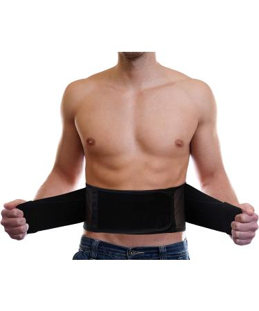 AllyFlex Sports Lightweight Back Brace for Men & Women - Dual Medical 3D Lumbar Pads - Lower Back Pain Relief - Breathable Mesh - Adjustable Straps - M Medium - Buy Online on GoSupps.com