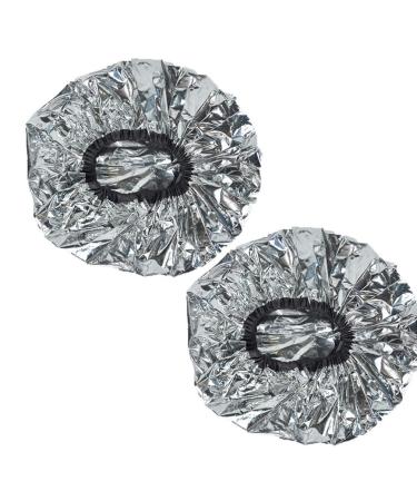 Lurrose 6pcs Heat Cap Deep Conditioning Aluminum Foil Hair Caps - Silver - Buy Online on GoSupps.com