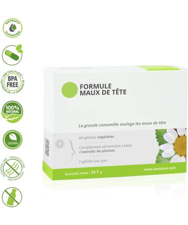 Headache formula * 440 mg / 60 capsules * 100% plant-based with titrated plant extracts * Brain Emotional balance. - Buy Online on GoSupps.com