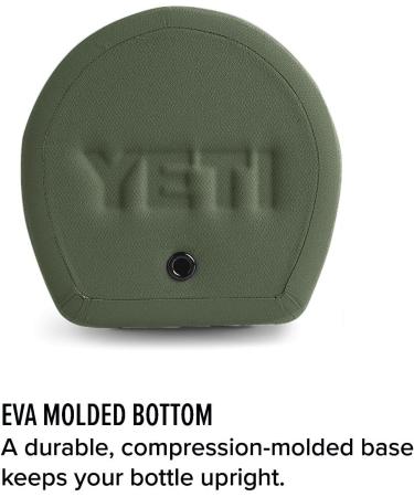 YETI Small Bottle Sling - Camp Green | Fits 18 oz Rambler Bottle | Lightweight and Durable - Buy Online on GoSupps.com