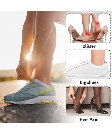 WLLHYF 8 Pcs Shoe Heel Cushion Inserts - Self-Adhesive Pads for Men and Women - Prevent Too Big Shoes with Grips Liner - Mesh Back of Heel Inserts - Buy Online on GoSupps.com