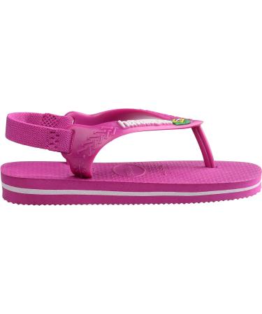 Havaianas Unisex Baby Brasil Logo II Flip Flop - Rose Gum 1/2 UK - Buy Online on GoSupps.com