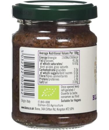 Biona Organic Black Olive Pate 120 g - Buy Online on GoSupps.com