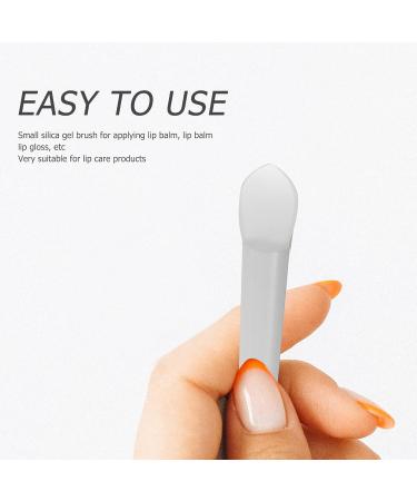 1set Lip Brush Makeup Tool Brush Practical Lip Silicone Brush for Lip Makeup Silicone Makeup Applicator Makeup Brush Cleansing Brush Make up Miss White Silica Gel - Buy Online on GoSupps.com