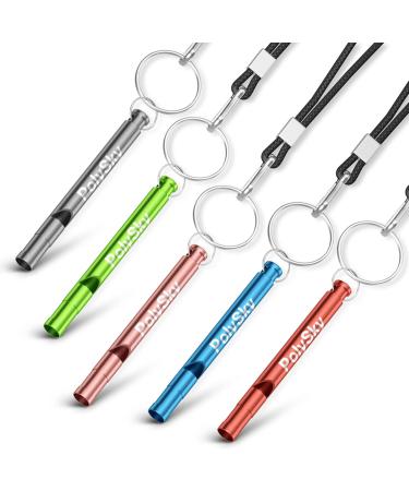 Shop Pokzon Trillerpipe - Aluminum Whistle Pipes with Key Rings for Outdoor Camping Hiking & Emergency | Fast International Shipping - Buy Online on GoSupps.com