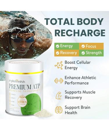 Premium ATP Supplements Powder for Cellular Energy & Performance | D-Ribose Creatine CoQ10 L-Citrulline | Nitric Oxide Booster & Mitochondrial Support | Caffeine-Free 30 Servings 4.23 Ounce (Pack of 1) - Buy Online on GoSupps.com