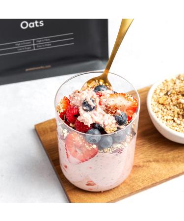 THE PROTEIN WORKS Overnight Oats | High Protein Breakfast | Low Sugar Snack | Low GI Oats | - Buy Online on GoSupps.com