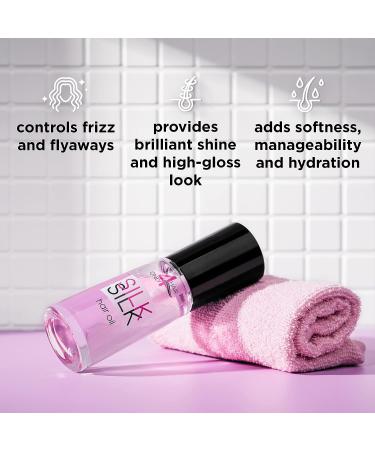 ONLY4HAIR Silk Hair Oil for Dry Damaged Hair Treatment - Anti Frizz Control Serum - Buy Online on GoSupps.com
