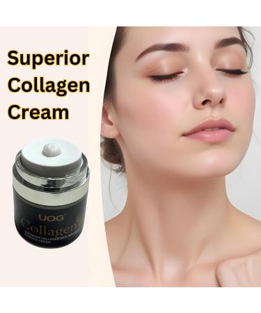 UOG Collagen Complex - Anti-Wrinkle Essence for Face & Neck | Firming & Lifting Moisturizer | Hydrating for All Skin Types - 30ml - Buy Online on GoSupps.com