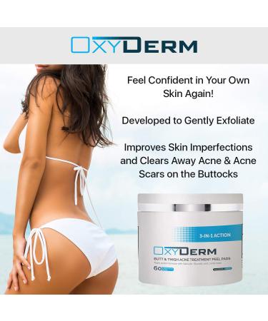 Acne Clearing Peel Pads for Butt & Thighs - Eliminate Pimples, Blemishes & Ingrown Hairs - For Men & Women - Buy Online on GoSupps.com