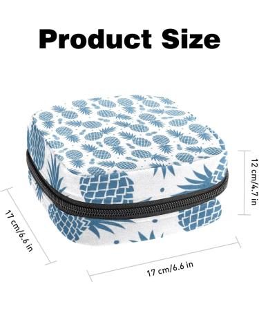 Sanitary Napkin Storage Bag Pineapple Print Pattern - Menstrual Cup Pouch & Tampon Bags - Portable Period Kit Bag - Color 6 - Buy Online on GoSupps.com