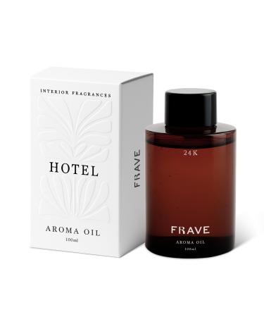 24K Flower Hotel Diffuser Oil 100ml 3.38 oz Aroma Oil Scent Inspired by W-Hotel Luxurious Aromatherapy Refill Fragrance for Waterless Cold Air Diffusers Home Office Hotel 24K Magic