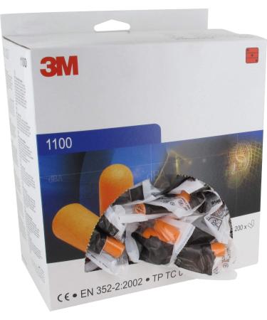 3m 1100 - earplugs (200 pieces).