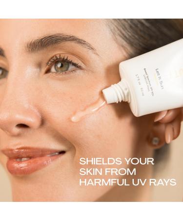 JESS BEAUTY | Let it Sun 50+ Sunscreen Green Tea & Aloe Extract | Skincare Sun Protection 1.7 fl oz - Buy Online on GoSupps.com