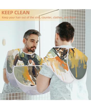 Sports Soccer Ball Beard Bib Apron - Ultimate Beard Hair Catcher for Men | Perfect Gift for Dad on Father's Day Anniversaries & Christmas - Buy Online on GoSupps.com