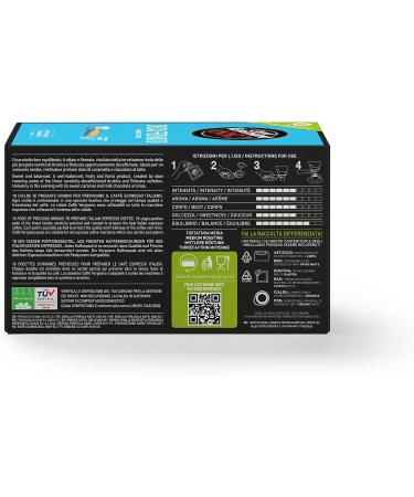 Caff Vergnano 1882 Decaffeinato coffee pods - 1x18 pods - Buy Online on GoSupps.com