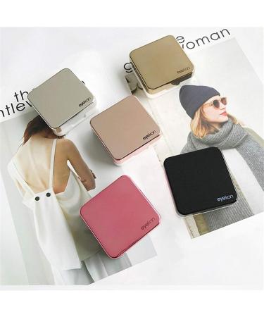 Lentil & Contact Lens Storage Container - Mini Box with Mirror - Colored Options (Gold & Rose Gold) - Ideal for Women - Buy Online on GoSupps.com