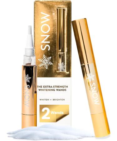 Snow Extra-Strength Teeth Whitening Serum - Oral Care Teeth Whitener Pen - Whitening Pen for Stain Removal & Whiter Teeth - Tooth Whitener with Carbamide & Hydrogen Peroxide - 2 Pack Original