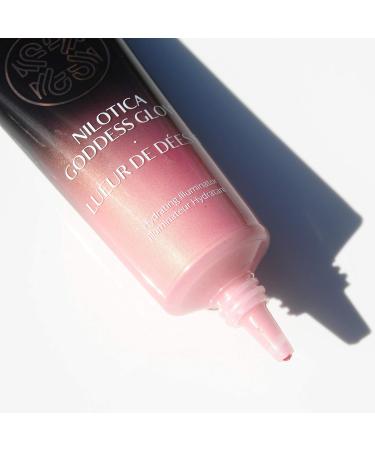 Nilotica Goddess Glow - Organic Rose Gold Liquid Highlighter for Hydrated Dewy Skin - Buy Online on GoSupps.com