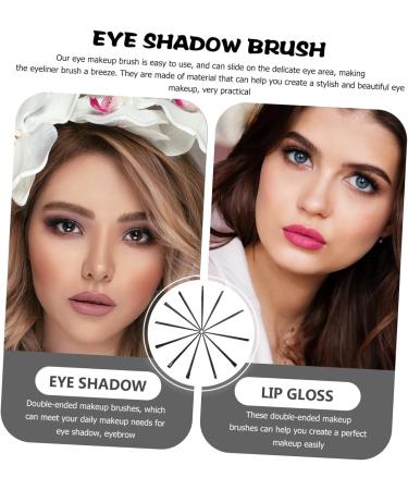 Hemoton 12pcs Eyeliner Brush Eye Shadow Brush Makeup Brush Cosmetic Brush Angled Eyeliner Brush Practical Eyeliner Brush Eye Makeup Tool Women Eyeliner Brush Eyebrow Brush Eyeshadow Brush - Buy Online on GoSupps.com