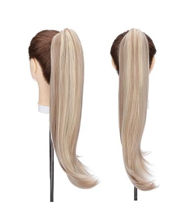 Buy 22 Ponytail Extension Braid - Heat-Resistant Micro-Wavy Hair - Sandy Blonde & Bleach Blonde - International Shipping Available - Buy Online on GoSupps.com