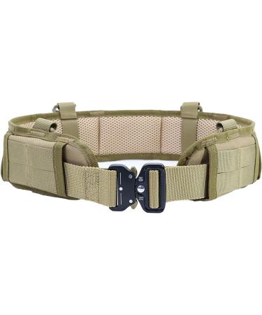 Limtula Tactical Belt - High-Performance Molle Fighter Belt for Outdoor Sports | Quick-Release Fast Locking Adjustable Black Belt - Buy Online on GoSupps.com