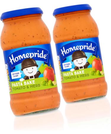 Homepride Creamy Tomato & Herb Pasta Bake 485g Jar - Delicious and Easy Dinner Option - Buy Online on GoSupps.com