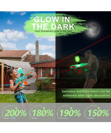 Lighting Gel Ball Blaster M416 with LED Splatter Balls - Green | Outdoor Shooting Game Set with 40000 Beads, 10000 Luminous Beads, and Infrared Goggles | Ages 12 - Buy Online on GoSupps.com