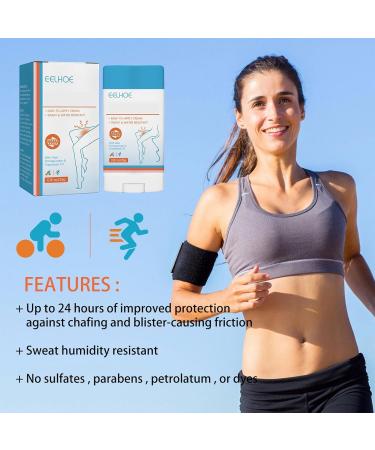 BommFu Antichafing stick body skin friction protection rescue cream for thighs sweatproof walking chafe stick antichafing cream for forearm heel legs thighs - Buy Online on GoSupps.com