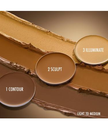 Black Radiance True Complexion Creme Contour Palette Light to Medium 7.5 Gram - Buy Online on GoSupps.com