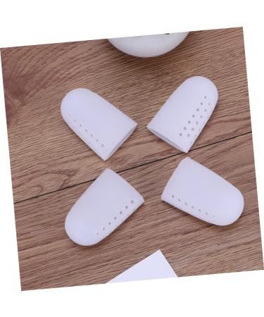 Healeved 2 Pair Big Toe Cushion Tubes - Silicone Toe Sleeves for Hammer Toes - Thumb & Finger Protectors - Size 2 White - Buy Online on GoSupps.com