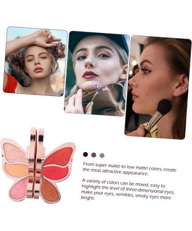 Mipcase 2 Pcs Eyeshadow Palette Creme Eyeshadows Creamy Blush Makeup Supply Plate Pearlescent Woman 1 count (Pack of 1) As Shown 2x2pcs - Buy Online on GoSupps.com