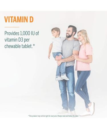 Genestra Brands - D3 1000 Chewable - Vegetarian Vitamin D Supplement - 120 Chewable Tablets - Natural Blackcurrant Flavour - Buy Online on GoSupps.com