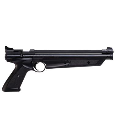 Crosman American Classic Multi Pump Pneumatic Pellet Air Pistol, Black P1322 .22-Calber