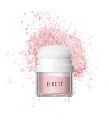 Multipurpose Polvo De Hadas Shimmering Powder Fairy Bomb Highlighter Makeup Long Lasting Smooth Shimmer Glow Face Illuminator Contour Polvo De Hadas Makeup (Light Pink)