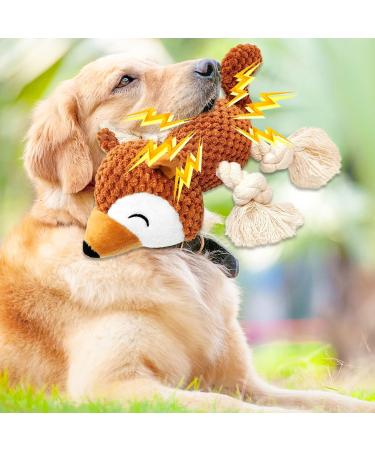 Aeitpet Dog Toys for All Breeds - Squeaky Plush Toys for Large & Small Dogs - Cuddly Dog Toys with Crinkle Paper - Buy Online on GoSupps.com
