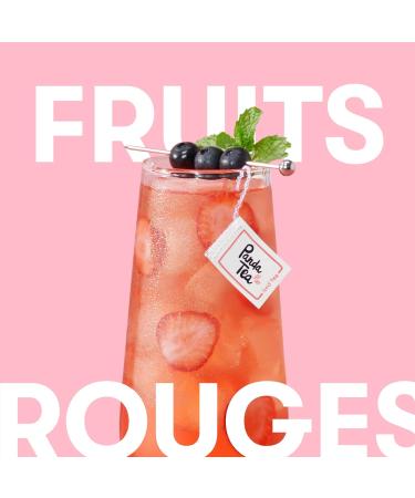 Panda Tea D tox Infusion Glac Hibiscus Fruits Rouges | Infusion Tisane aux Fruits Rouges | Th Glac | Parfait pour la d tox estivale et rester hydrat | Certifi biologique | 28 Sachets Fraise Framboise Vanille - Buy Online on GoSupps.com