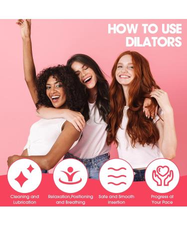 Silicone Pelvic Floor Muscle Dilator Exerciser Trainer Set - 6 Piece Large System for Strengthening & Rehabilitation - Buy Online on GoSupps.com