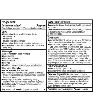 Equat'ee Non-Drip Nasal Spray 1 Fl. Oz - Nasal Congestion Relief Mist Fast-Acting Formula (Pack of 1) - Buy Online on GoSupps.com