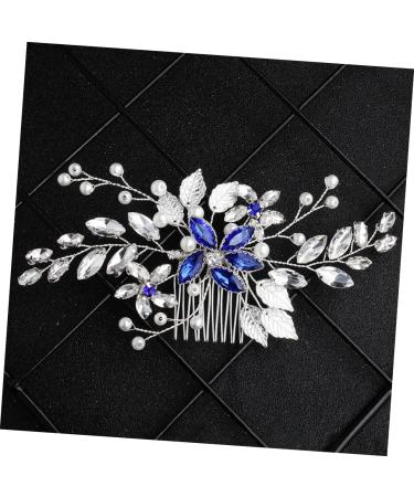 FRCOLOR Flower Hair Comb 1pc Pearl Wedding Comb Combs for Women Hair Barrettes for Women Tiara Comb for Bridal Alloy Comb Hair Comb Dress Bride Bridal Hair Comb - Buy Online on GoSupps.com