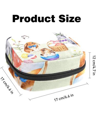 Women's Bunny Easter Tampon Bag | Zip Pocket Storage for Menstrual Products | Multi-functional Binding Bags - Buy Online on GoSupps.com
