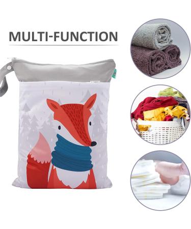 Seaur Naspasche Kita Large Waterproof Dry Wet Bag - Reusable Diaper Organizer for Travel Sports & Pool - 30x40cm - Buy Online on GoSupps.com