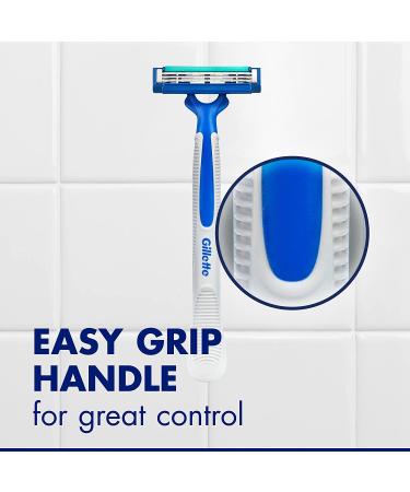 Gillette Sensor3 Simple Men's Disposable Razors - 8 Count Pack - Buy Online on GoSupps.com