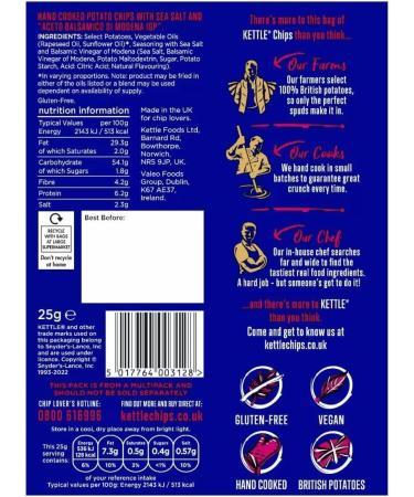 Kettle Hand Cooked Potato Chips Take Home Variety Box 48 x 25g | by IDEAONIC - Buy Online on GoSupps.com
