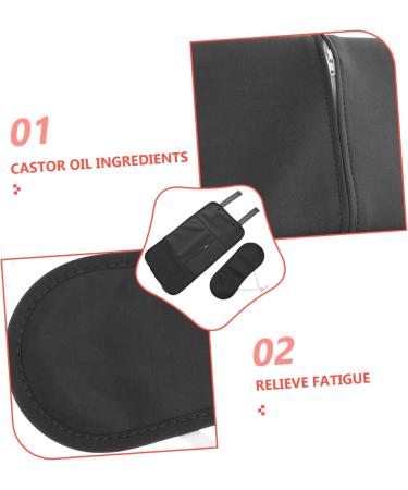 FRCOLOR 1 Set Castor Oil Care Package Fanny Pack with Castor Oil Castor Oil Pads Waist Packed Button Closure Waist Pack Useful Relaxation Aid Reusable Castor Oil Wrap - Buy Online on GoSupps.com