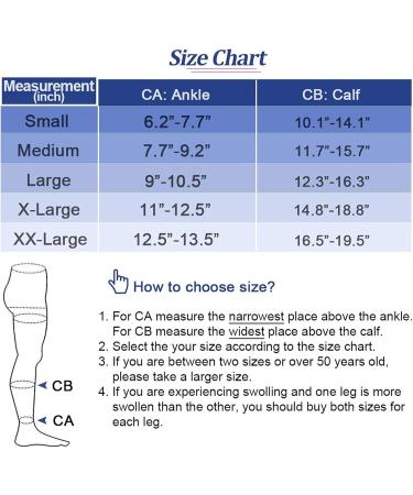 Alexander1 Compression Socks for Women - Open Toe Knee High 20-30 mmHg Support for Varicose Veins Edema & Travel - Available in Black Sizes S-M (34-37) - Buy Online on GoSupps.com