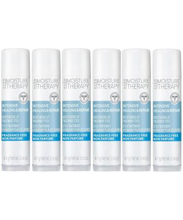Avon Moisture Therapy Intensive Healing & Repair Moisturizing Lip Treatment Balm New Packing Lot of 6